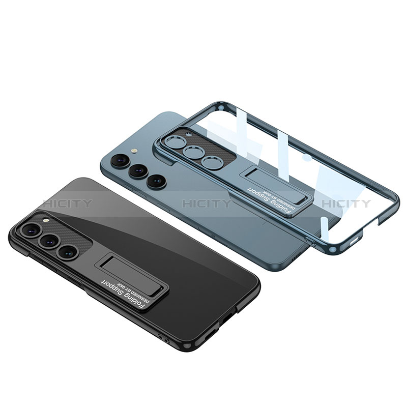 Coque Antichocs Rigide Transparente Crystal Etui Housse avec Support AC1 pour Samsung Galaxy S21 5G Plus