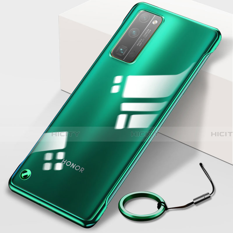 Coque Antichocs Rigide Transparente Crystal Etui Housse H01 pour Huawei Honor 30 Pro+ Plus Vert Plus