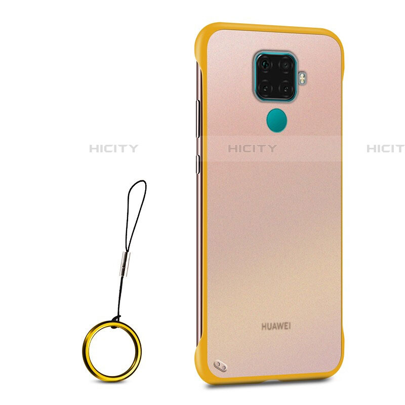 Coque Antichocs Rigide Transparente Crystal Etui Housse H01 pour Huawei Nova 5i Pro Jaune Plus