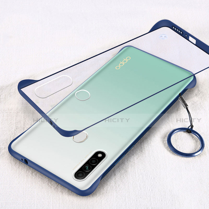 Coque Antichocs Rigide Transparente Crystal Etui Housse H01 pour Oppo A31 Bleu Plus