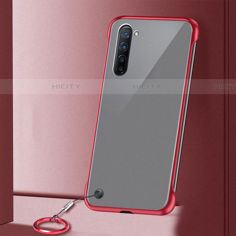 Coque Antichocs Rigide Transparente Crystal Etui Housse H01 pour Oppo Find X2 Lite Rouge Plus