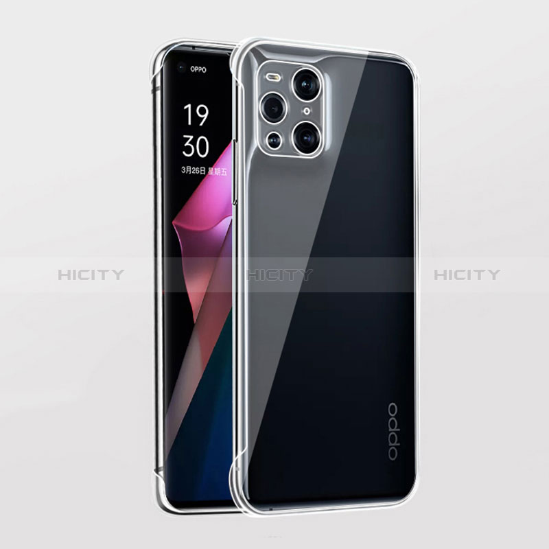 Coque Antichocs Rigide Transparente Crystal Etui Housse H01 pour Oppo Find X3 5G Clair Plus