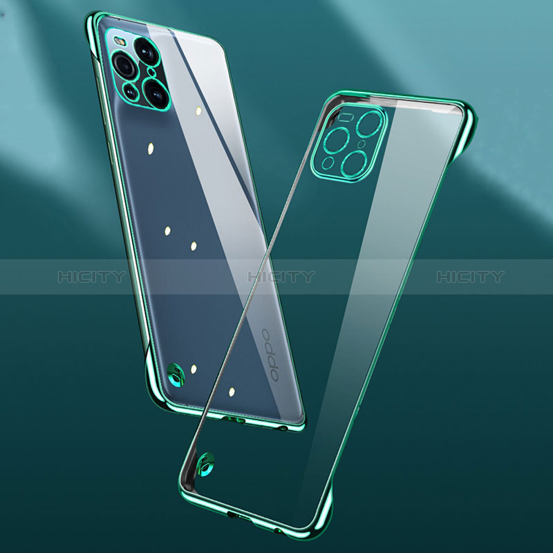 Coque Antichocs Rigide Transparente Crystal Etui Housse H01 pour Oppo Find X3 5G Plus