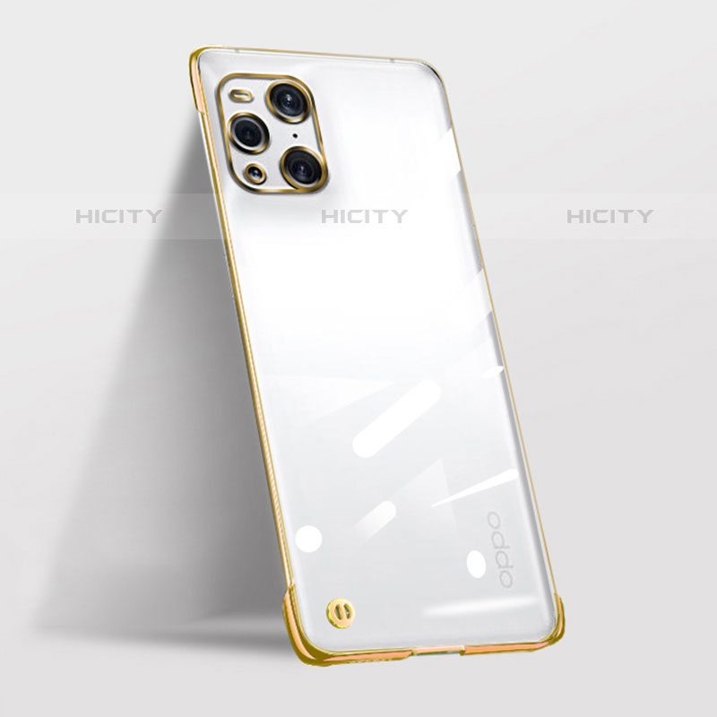 Coque Antichocs Rigide Transparente Crystal Etui Housse H01 pour Oppo Find X3 Pro 5G Plus