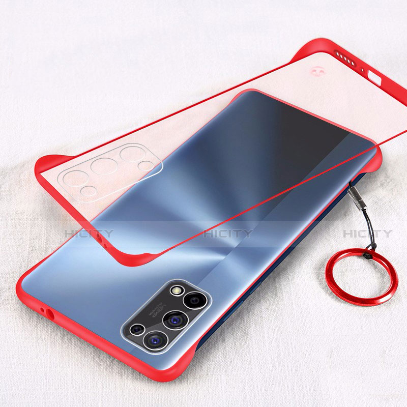 Coque Antichocs Rigide Transparente Crystal Etui Housse H01 pour Oppo K7x 5G Rouge Plus