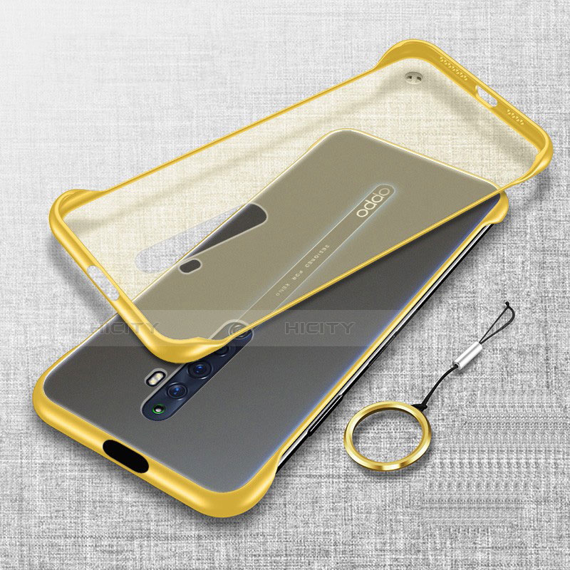 Coque Antichocs Rigide Transparente Crystal Etui Housse H01 pour Oppo Reno2 Z Jaune Plus