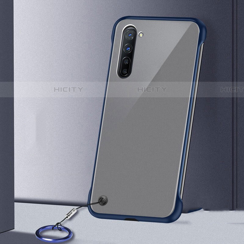 Coque Antichocs Rigide Transparente Crystal Etui Housse H01 pour Oppo Reno3 Bleu Plus