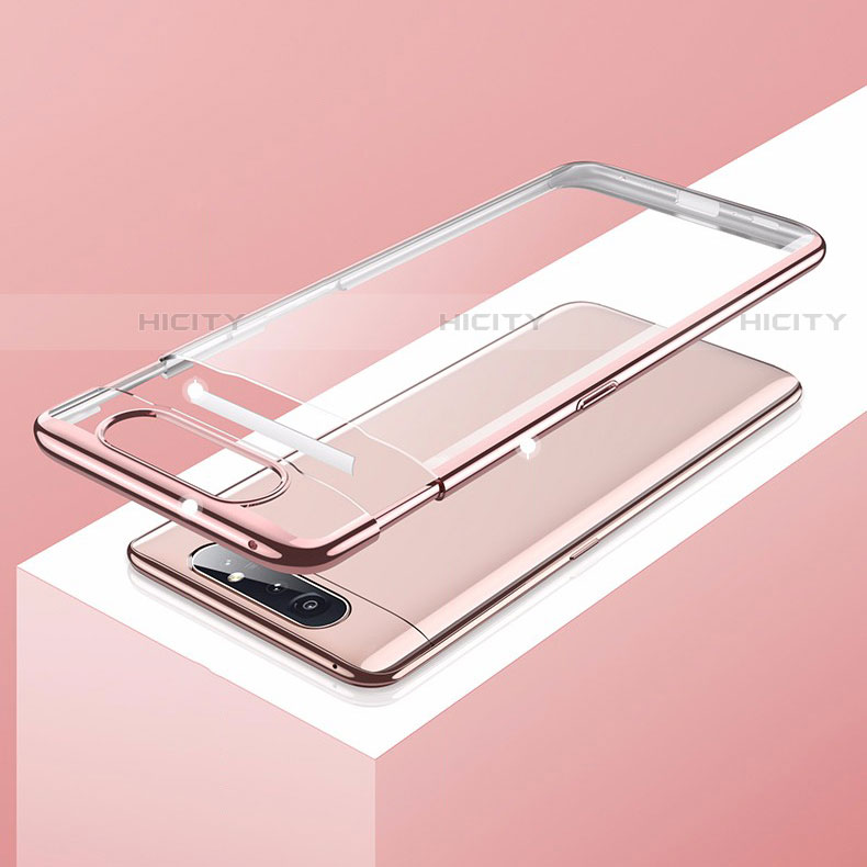 Coque Antichocs Rigide Transparente Crystal Etui Housse H01 pour Samsung Galaxy A80 Plus