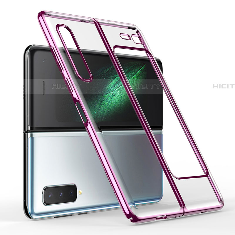 Coque Antichocs Rigide Transparente Crystal Etui Housse H01 pour Samsung Galaxy Fold Plus