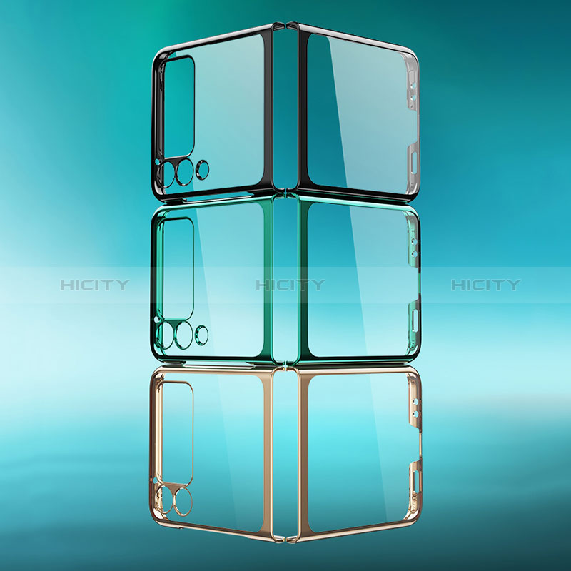 Coque Antichocs Rigide Transparente Crystal Etui Housse H01 pour Samsung Galaxy Z Flip3 5G Plus