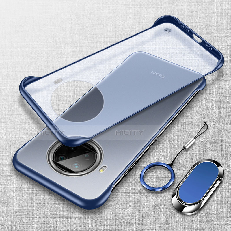Coque Antichocs Rigide Transparente Crystal Etui Housse H01 pour Xiaomi Mi 10i 5G Bleu Plus