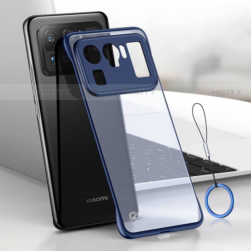 Coque Antichocs Rigide Transparente Crystal Etui Housse H01 pour Xiaomi Mi 11 Ultra 5G Bleu Plus