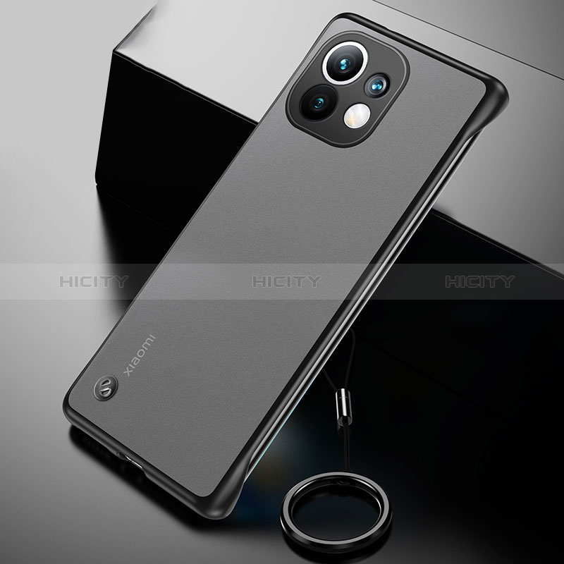 Coque Antichocs Rigide Transparente Crystal Etui Housse H01 pour Xiaomi Mi Mix 4 5G Noir Plus