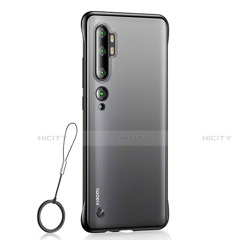 Coque Antichocs Rigide Transparente Crystal Etui Housse H01 pour Xiaomi Mi Note 10 Pro Noir Plus