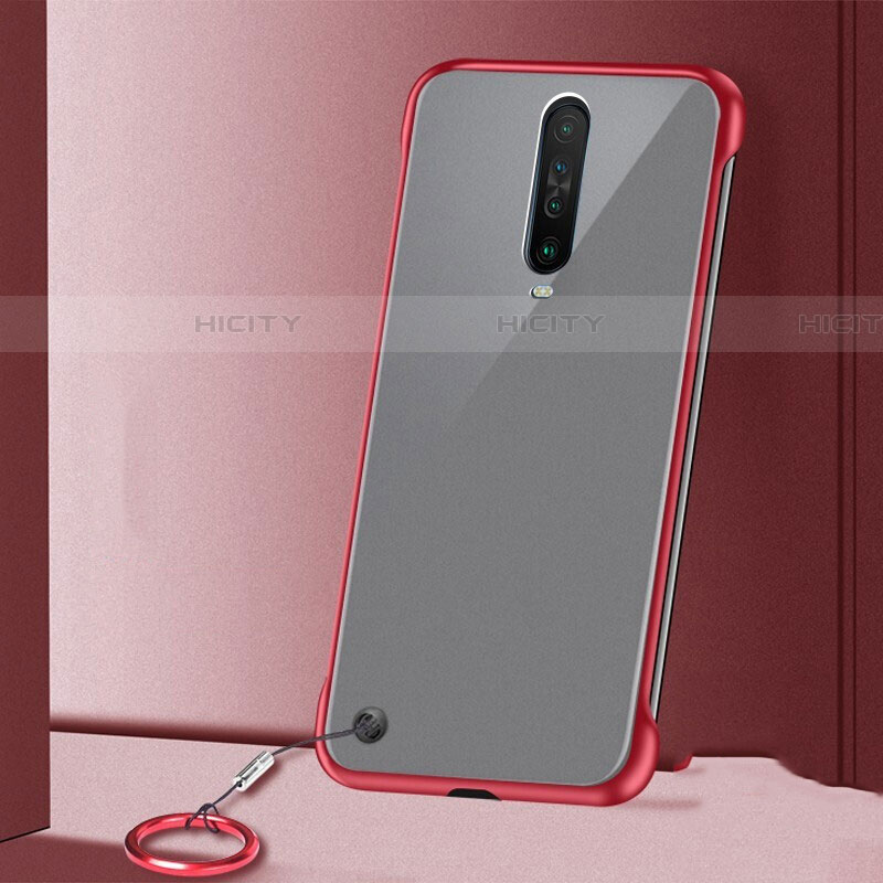 Coque Antichocs Rigide Transparente Crystal Etui Housse H01 pour Xiaomi Poco X2 Rouge Plus