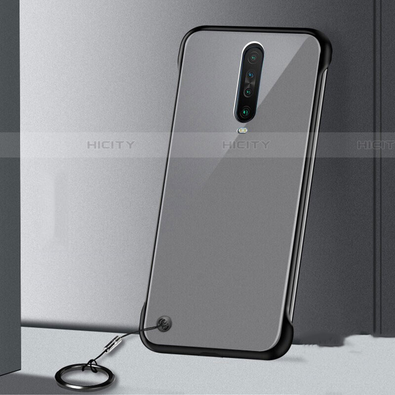 Coque Antichocs Rigide Transparente Crystal Etui Housse H01 pour Xiaomi Redmi K30 4G Noir Plus