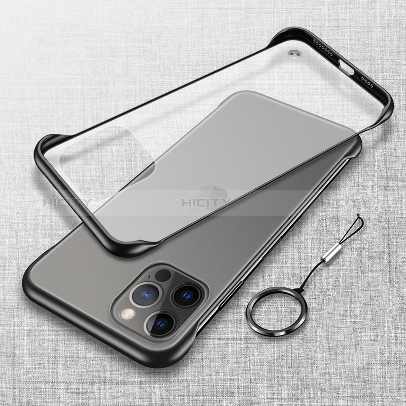 Coque Antichocs Rigide Transparente Crystal Etui Housse H02 pour Apple iPhone 14 Pro Max Noir Plus