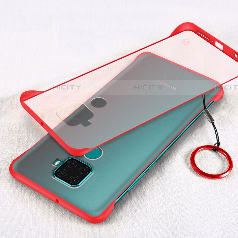 Coque Antichocs Rigide Transparente Crystal Etui Housse H02 pour Huawei Nova 5z Rouge Plus