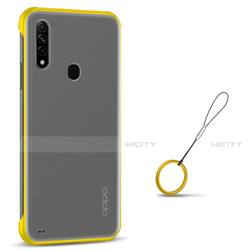 Coque Antichocs Rigide Transparente Crystal Etui Housse H02 pour Oppo A31 Jaune Plus