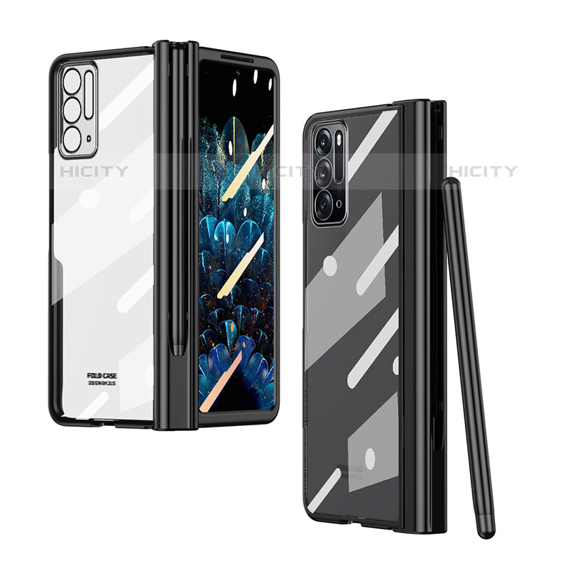 Coque Antichocs Rigide Transparente Crystal Etui Housse H02 pour Oppo Find N 5G Plus