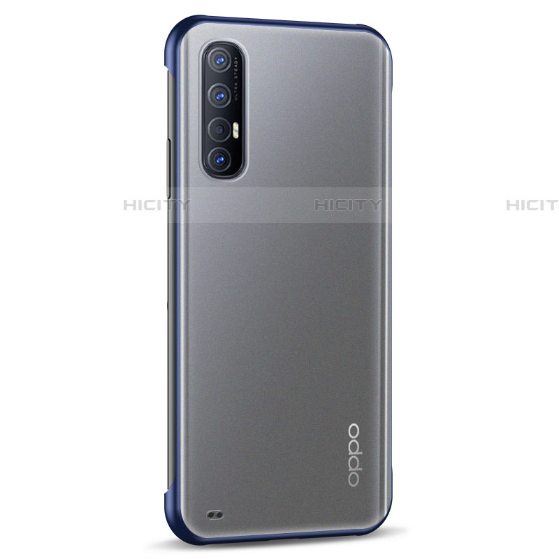 Coque Antichocs Rigide Transparente Crystal Etui Housse H02 pour Oppo Find X2 Neo Bleu Plus