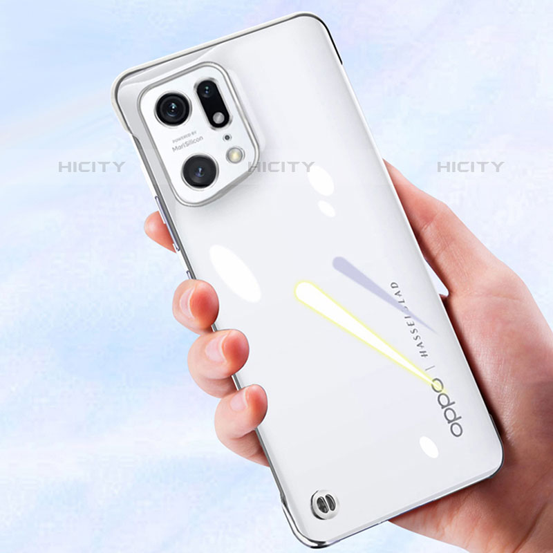 Coque Antichocs Rigide Transparente Crystal Etui Housse H02 pour Oppo Find X5 Pro 5G Plus