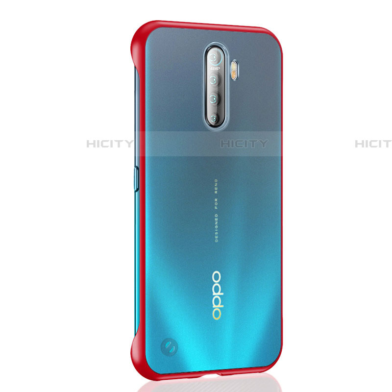 Coque Antichocs Rigide Transparente Crystal Etui Housse H02 pour Oppo Reno Ace Rouge Plus