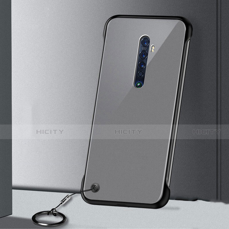 Coque Antichocs Rigide Transparente Crystal Etui Housse H02 pour Oppo Reno2 Noir Plus