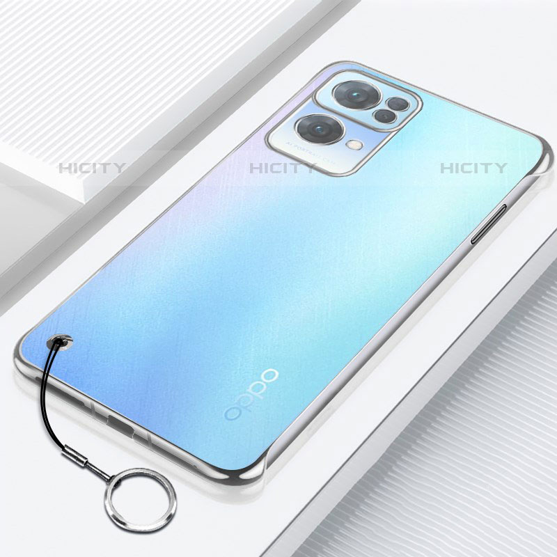 Coque Antichocs Rigide Transparente Crystal Etui Housse H02 pour Oppo Reno7 Pro 5G Argent Plus