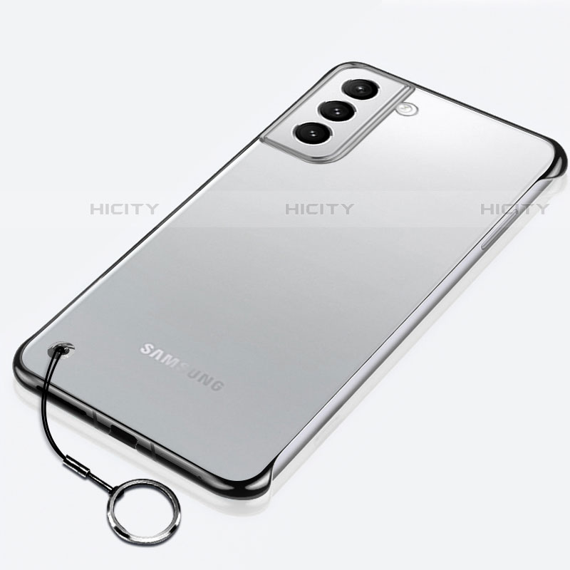 Coque Antichocs Rigide Transparente Crystal Etui Housse H02 pour Samsung Galaxy S22 5G Noir Plus