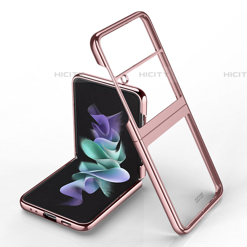 Coque Antichocs Rigide Transparente Crystal Etui Housse H02 pour Samsung Galaxy Z Flip4 5G Plus