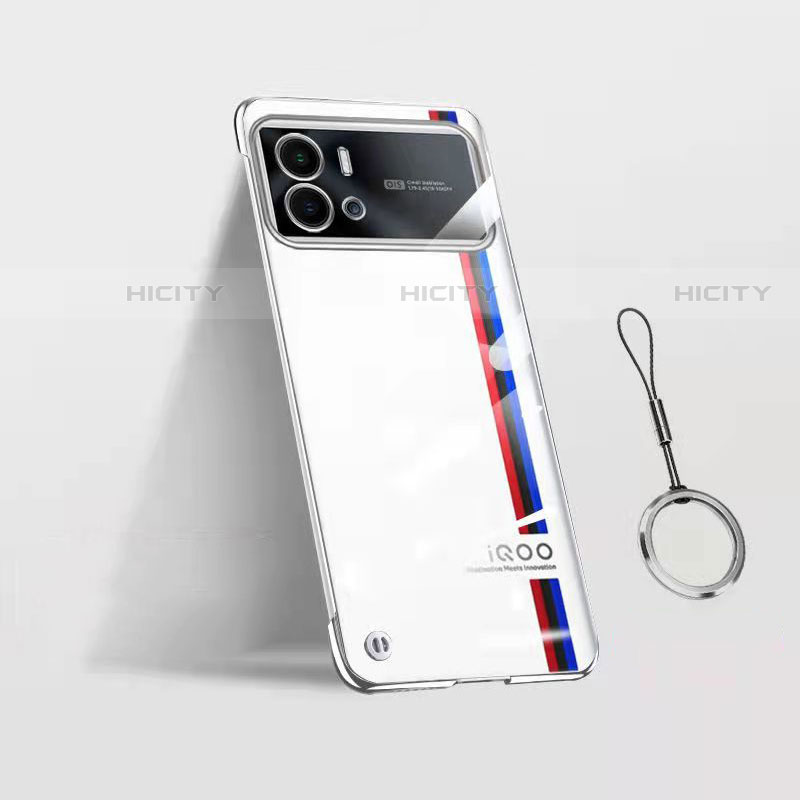 Coque Antichocs Rigide Transparente Crystal Etui Housse H02 pour Vivo iQOO 9 Pro 5G Argent Plus