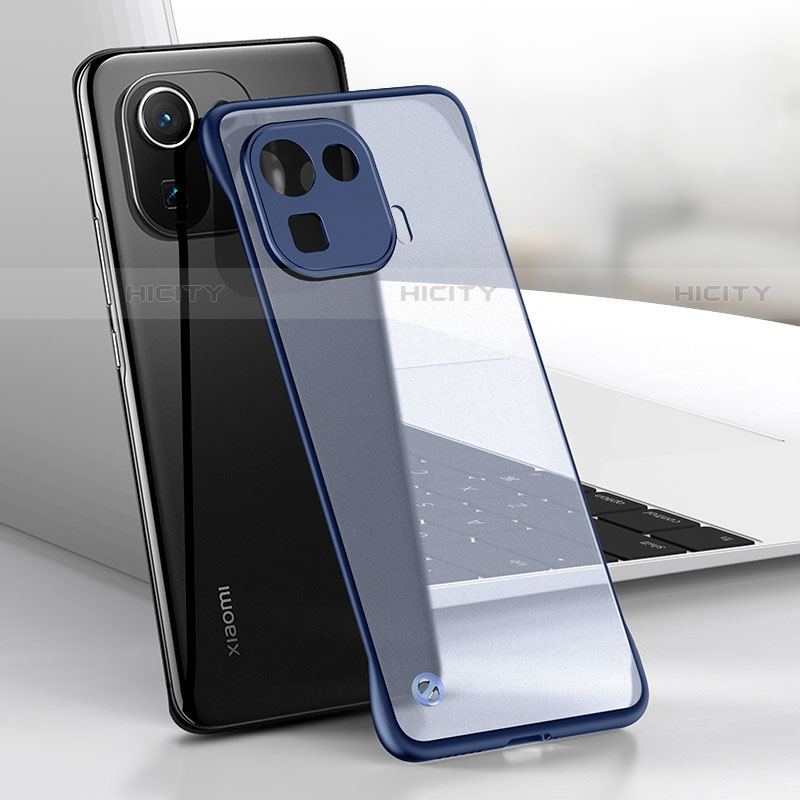 Coque Antichocs Rigide Transparente Crystal Etui Housse H02 pour Xiaomi Mi 11 Pro 5G Bleu Plus