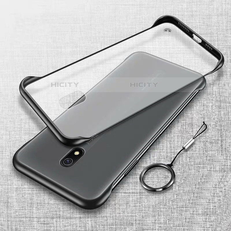 Coque Antichocs Rigide Transparente Crystal Etui Housse H02 pour Xiaomi Redmi 8A Noir Plus