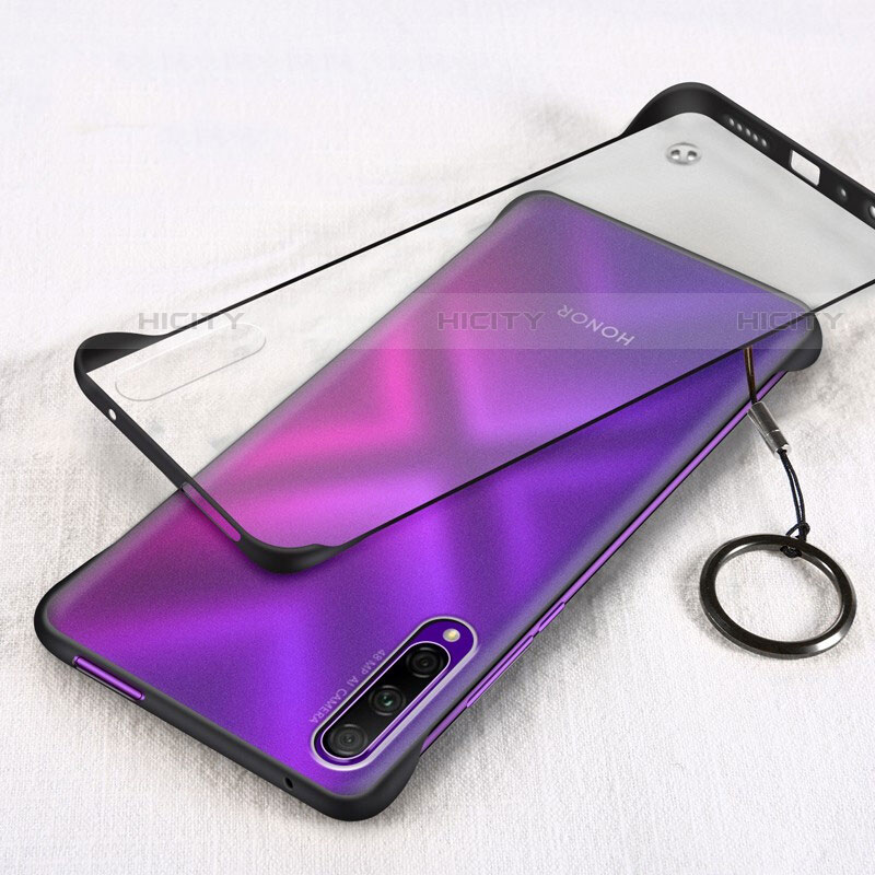 Coque Antichocs Rigide Transparente Crystal Etui Housse H03 pour Huawei P Smart Pro (2019) Noir Plus