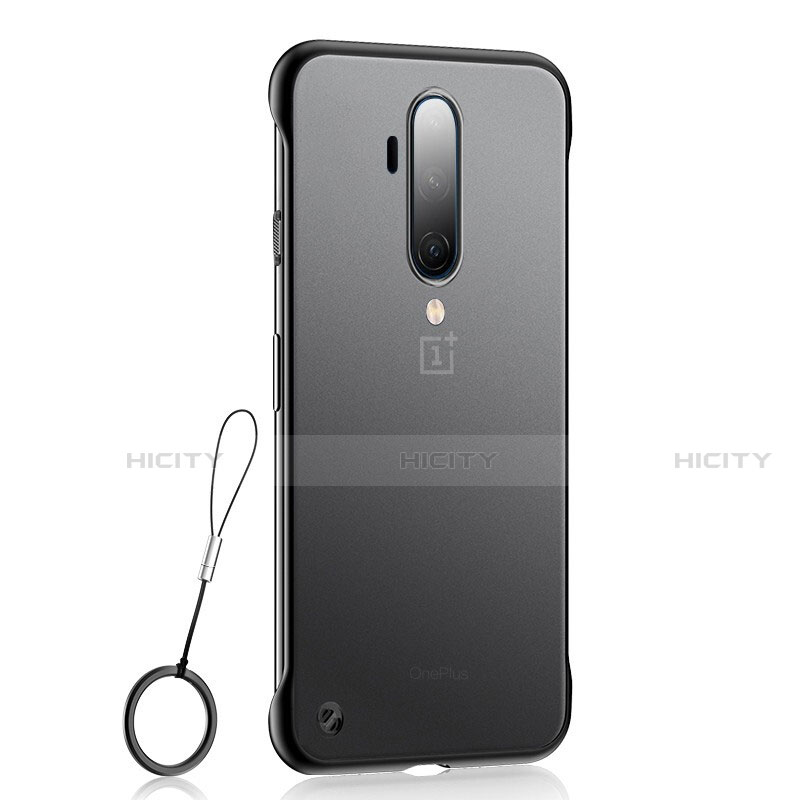 Coque Antichocs Rigide Transparente Crystal Etui Housse H03 pour OnePlus 7T Pro 5G Noir Plus