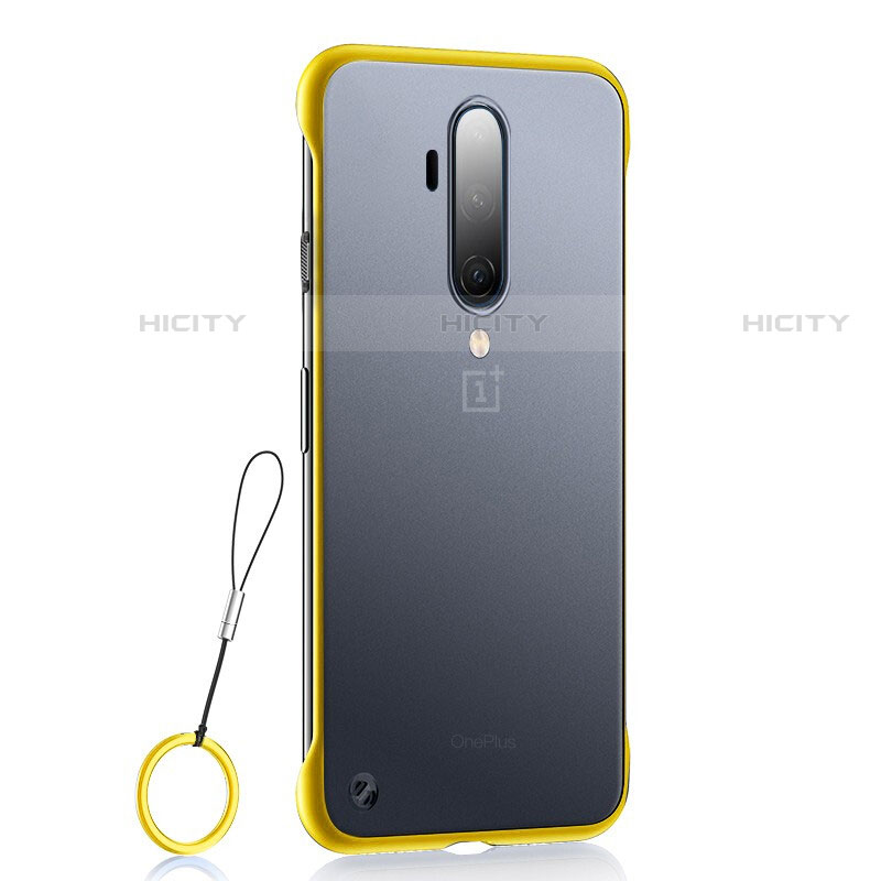 Coque Antichocs Rigide Transparente Crystal Etui Housse H03 pour OnePlus 7T Pro Jaune Plus