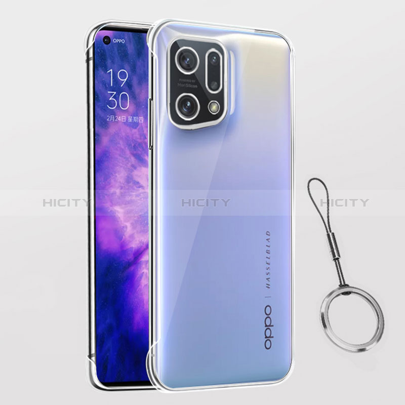 Coque Antichocs Rigide Transparente Crystal Etui Housse H03 pour Oppo Find X5 5G Clair Plus