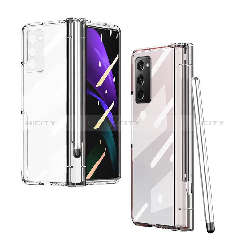 Coque Antichocs Rigide Transparente Crystal Etui Housse H03 pour Samsung Galaxy Z Fold2 5G Plus