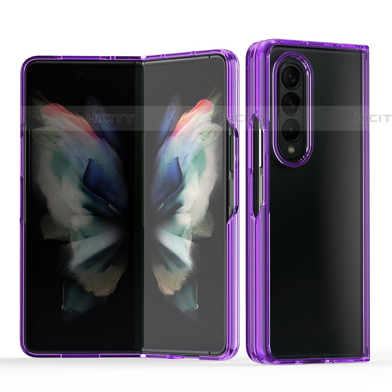 Coque Antichocs Rigide Transparente Crystal Etui Housse H03 pour Samsung Galaxy Z Fold4 5G Plus