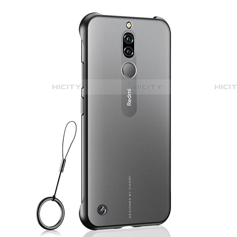 Coque Antichocs Rigide Transparente Crystal Etui Housse H03 pour Xiaomi Redmi 8 Noir Plus