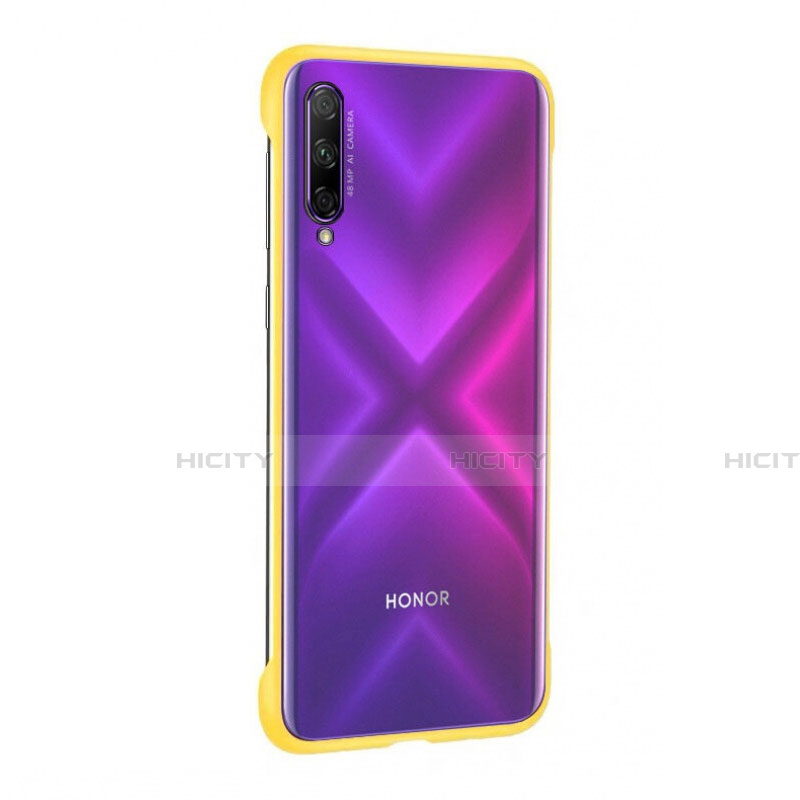 Coque Antichocs Rigide Transparente Crystal Etui Housse H04 pour Huawei Honor 9X Pro Jaune Plus