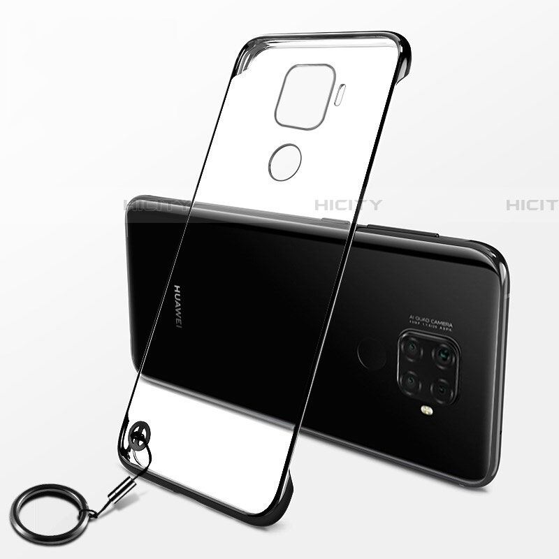 Coque Antichocs Rigide Transparente Crystal Etui Housse H04 pour Huawei Mate 30 Lite Noir Plus