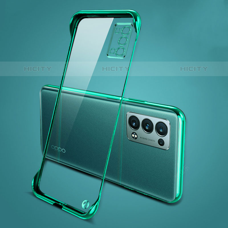 Coque Antichocs Rigide Transparente Crystal Etui Housse H04 pour Oppo Reno6 Pro 5G Plus