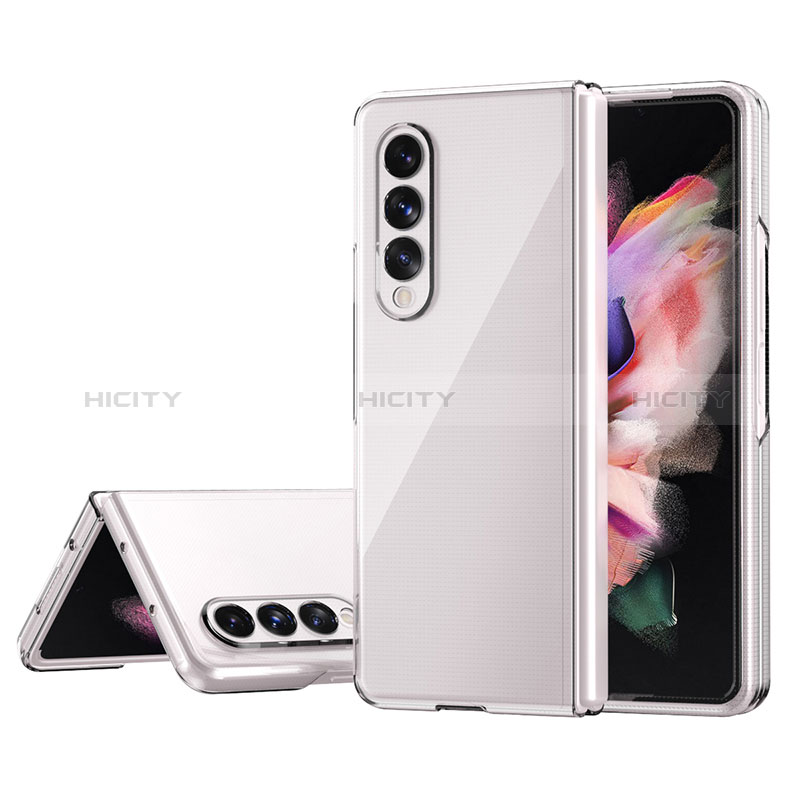 Coque Antichocs Rigide Transparente Crystal Etui Housse H04 pour Samsung Galaxy Z Fold3 5G Clair Plus