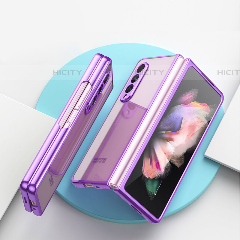 Coque Antichocs Rigide Transparente Crystal Etui Housse H04 pour Samsung Galaxy Z Fold4 5G Plus