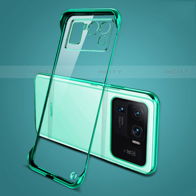 Coque Antichocs Rigide Transparente Crystal Etui Housse H04 pour Xiaomi Mi 11 Ultra 5G Vert Plus