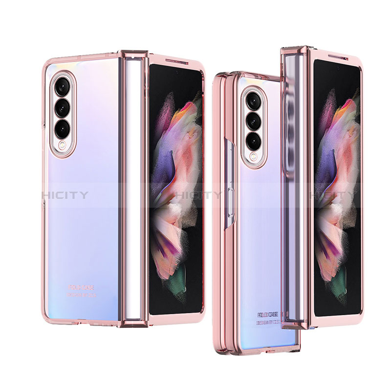 Coque Antichocs Rigide Transparente Crystal Etui Housse H06 pour Samsung Galaxy Z Fold3 5G Plus