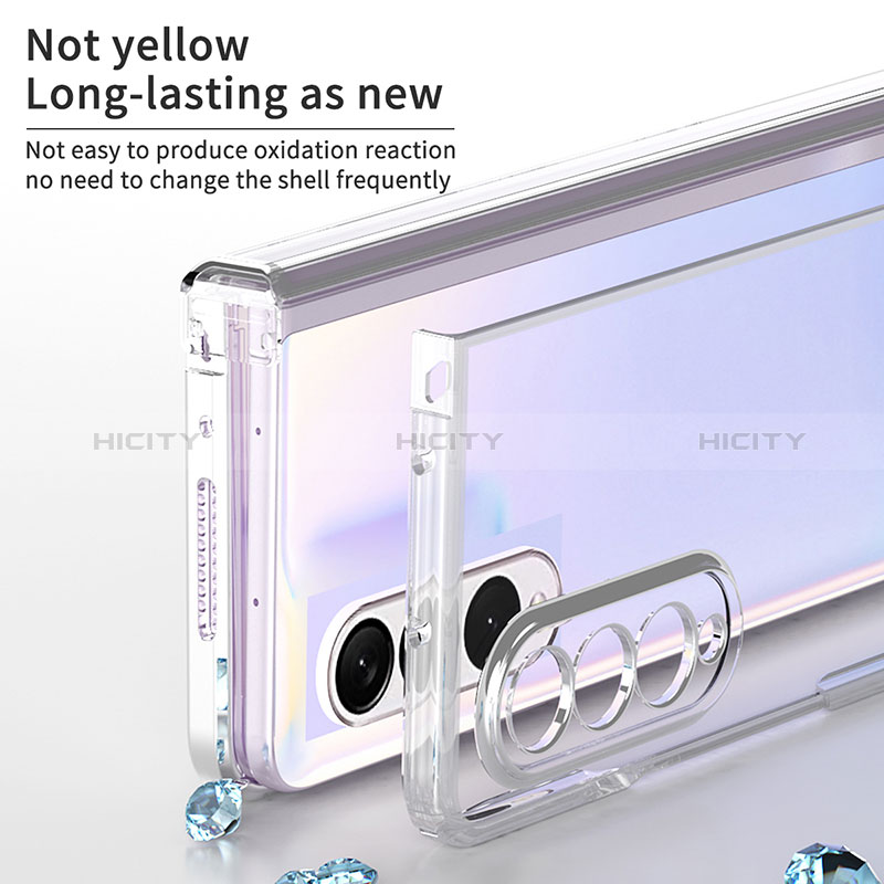 Coque Antichocs Rigide Transparente Crystal Etui Housse H06 pour Samsung Galaxy Z Fold3 5G Plus