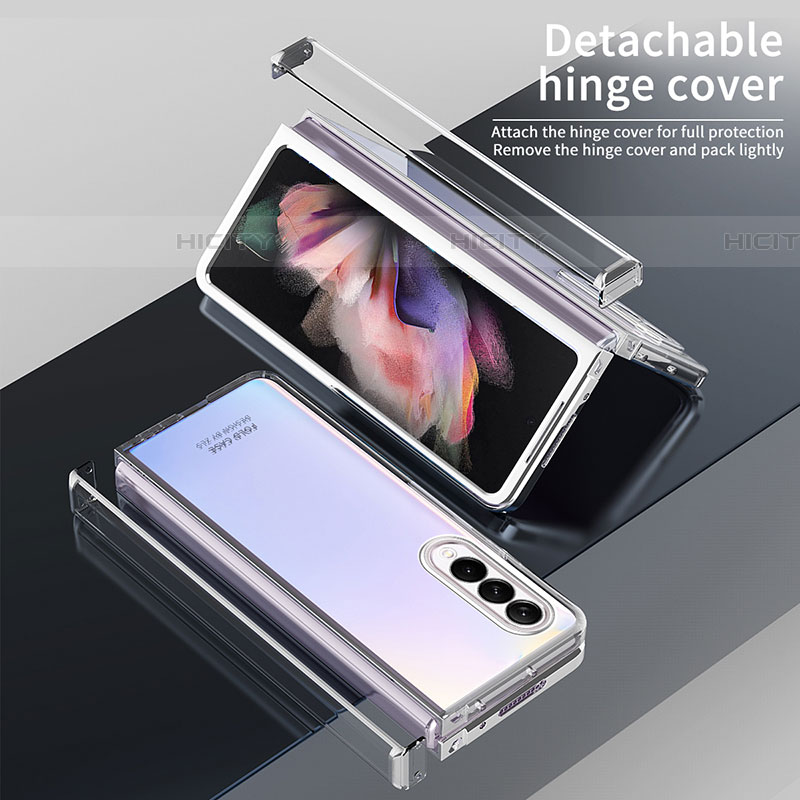 Coque Antichocs Rigide Transparente Crystal Etui Housse H06 pour Samsung Galaxy Z Fold4 5G Plus